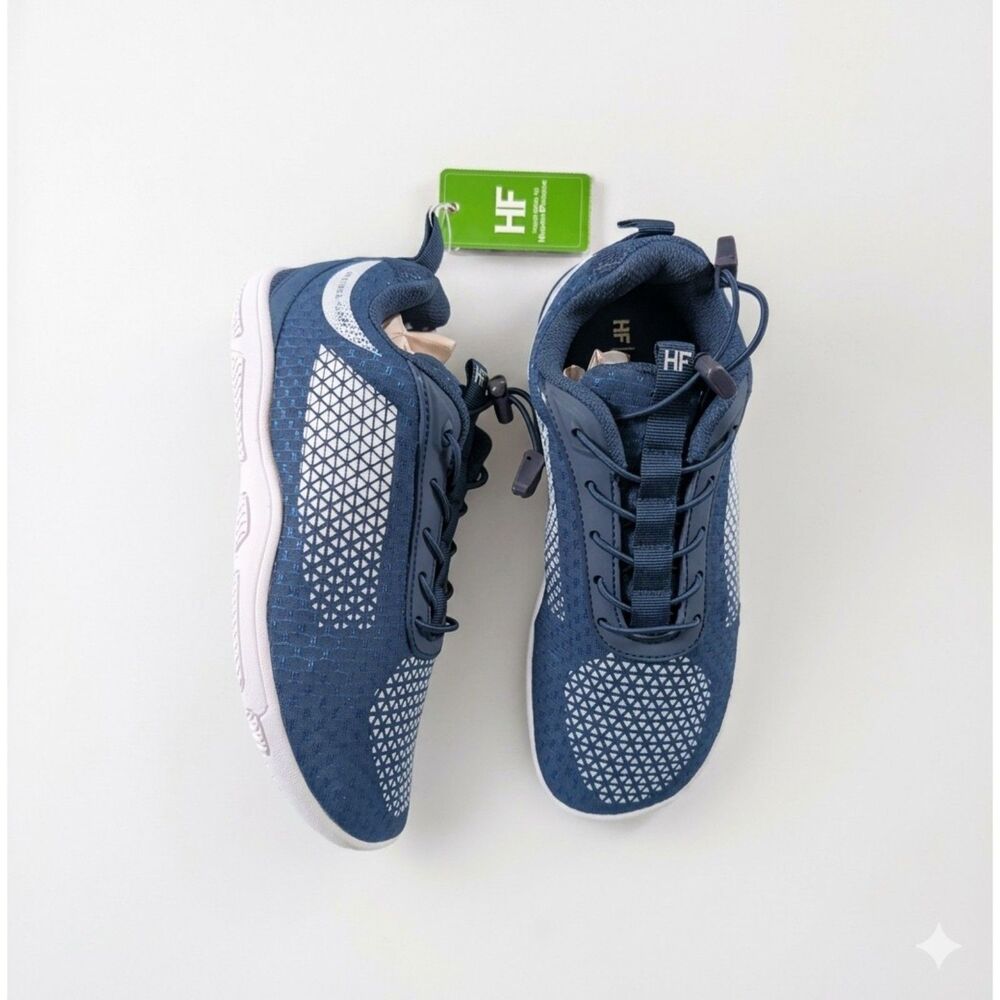 Hike Footwear Healthy Freedom Barefoot Shoes Womens 7.5 Blue White Minimalist